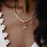 Drops of Memories 18K Gold Pendant w. Lab-Grown Diamond