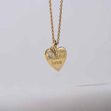 Drops of Memories 18K Gold Pendant w. Lab-Grown Diamond