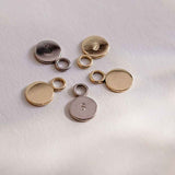 Your Essence Coin 18K Gold Pendant