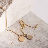 Your Essence Coin 18K Gold Pendant