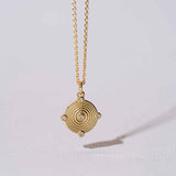 Memories of the Sea 18K Gold Pendant w. Lab-Grown Diamonds