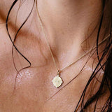 Memories of the Sea 18K Guld Vedhæng m. Lab-Grown Diamanter