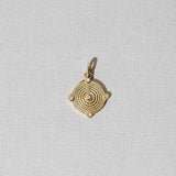 Memories of the Sea 18K Gold Pendant w. Lab-Grown Diamonds