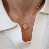 Memories of the Sea 18K Gold Pendant w. Lab-Grown Diamonds