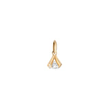 ReMind 18K Gold Pendant w. Lab-Grown Diamond