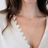 ReMind 18K Gold Pendant w. Lab-Grown Diamond