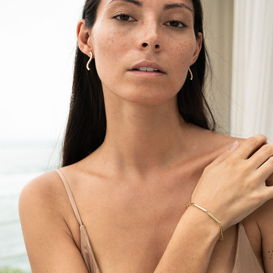 Sunray 18K Gold Bracelet