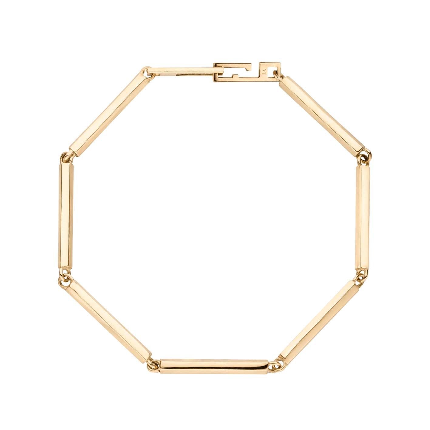 Sunray 18K Gold Bracelet