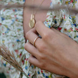 Wilderness Eternity 18K Gold Ring w. Lab-Grown Diamonds