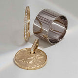 Wilderness Eternity 18K Gold Ring w. Lab-Grown Diamonds