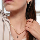 Wilderness 18K Gold Earrings w. Lab-Grown Diamond