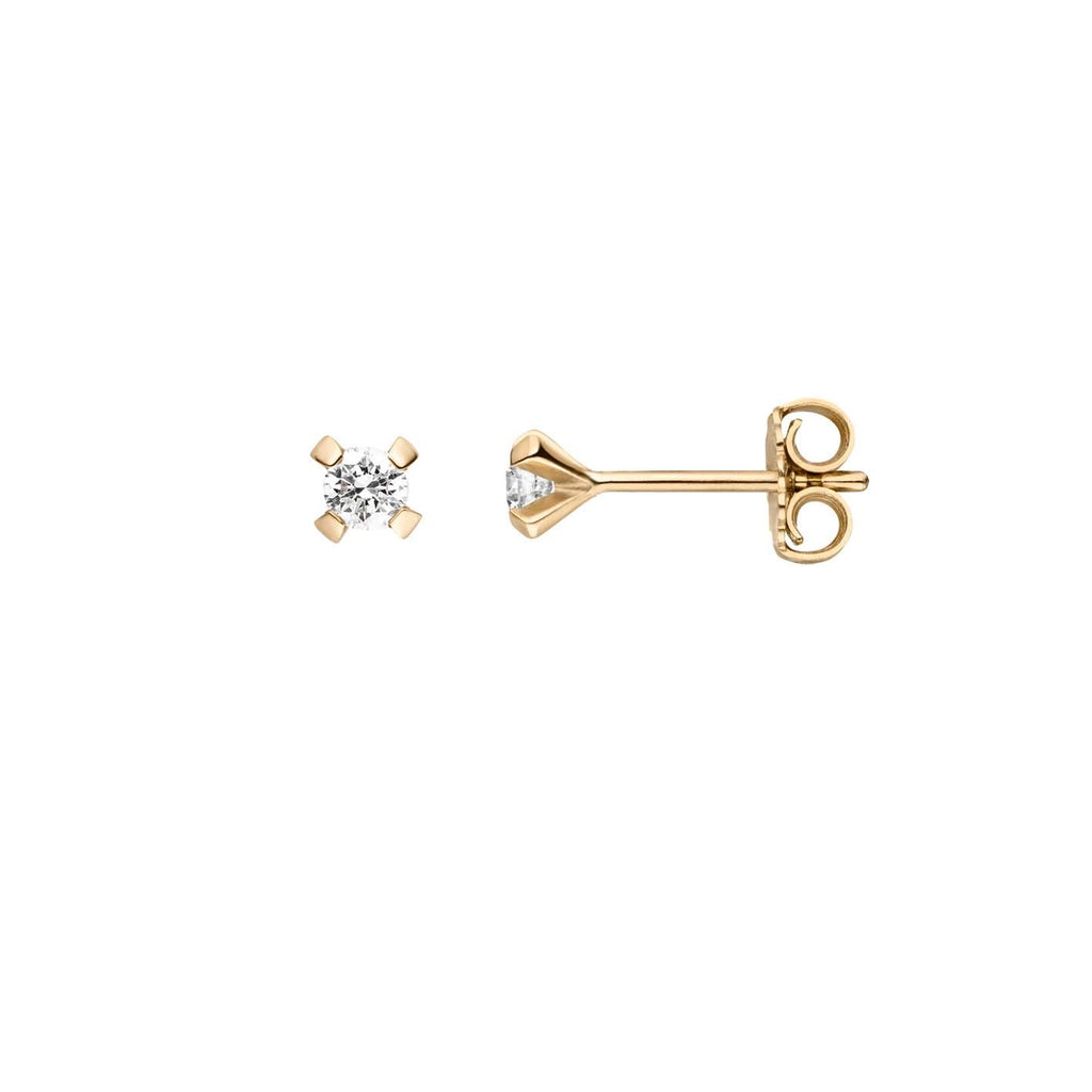 ReMind 18K Gold Studs w. Lab-Grown Diamond