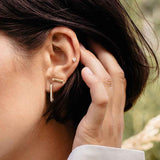 ReMind 18K Gold Studs w. Lab-Grown Diamond
