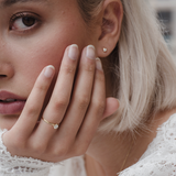 ReMind 18K Gold Studs w. Lab-Grown Diamond