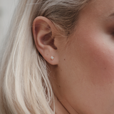 ReMind 18K Gold Studs w. Lab-Grown Diamond