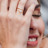 ReMind mini Solitaire 18K Gold or Whitegold Ring w. Lab-Grown Diamond