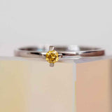 ReMind mini Solitaire 18K Gold or Whitegold Ring w. Lab-Grown Diamond