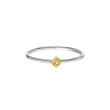 ReMind mini Solitaire 18K Gold or Whitegold Ring w. Lab-Grown Diamond