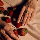 Wild Flowers 18K Guld Ring m. Lab-Grown Diamanter