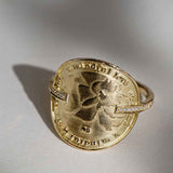 Wild Flowers 18K Guld Ring m. Lab-Grown Diamanter