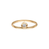 Drops of Memories 18K Gold Ring w. Lab-Grown Diamond