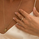 Drops of Memories 18K Gold Ring w. Lab-Grown Diamond