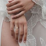 ReMind Solitaire 18K Gold or Whitegold Ring w. Lab-Grown Diamond