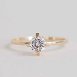 ReMind Solitaire 18K Gold or Whitegold Ring w. Lab-Grown Diamond