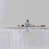ReMind Solitaire 18K Gold or Whitegold Ring w. Lab-Grown Diamond