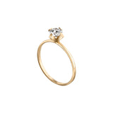 ReMind Solitaire 18K Gold or Whitegold Ring w. Lab-Grown Diamond
