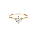 ReMind Solitaire 18K Gold or Whitegold Ring w. Lab-Grown Diamond