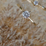 ReMind Solitaire 18K Gold or Whitegold Ring w. Lab-Grown Diamond