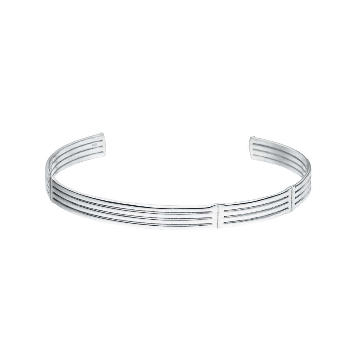 Essential Lines Cuff Sølv Armring