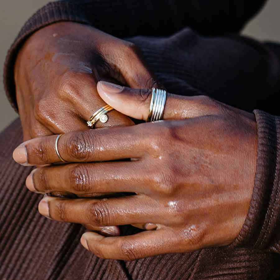 Essential Lines Silver Ring