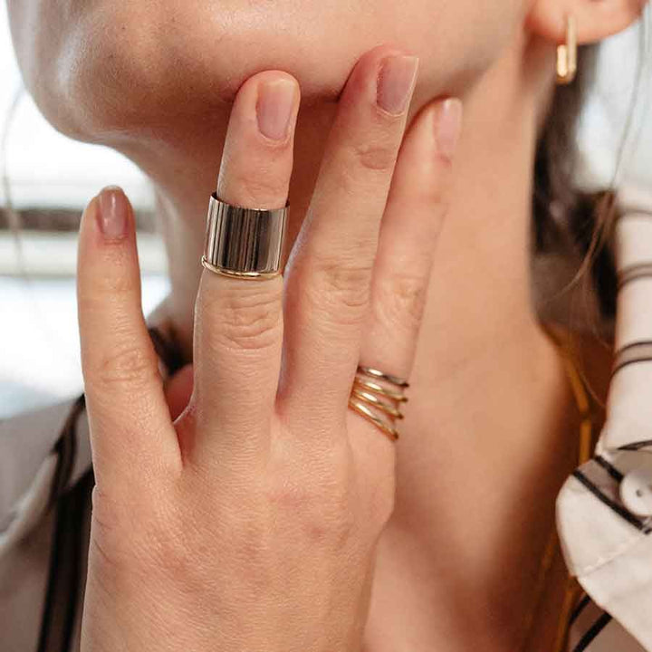 Wild Lines 18K Gold Ring
