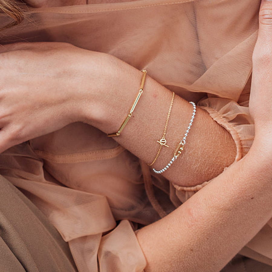 The Essential Armband 18K vergoldet