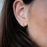 The Essential 18K Gold Hoops