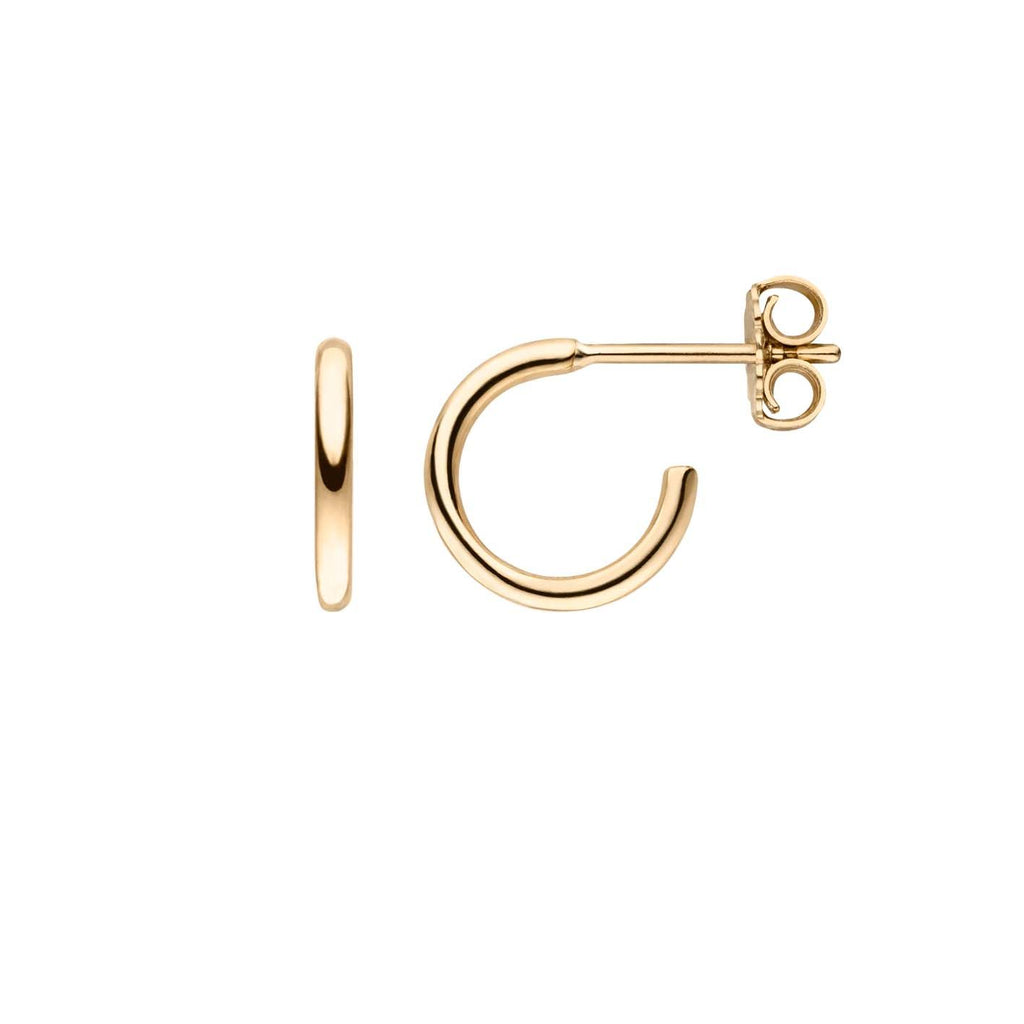 The Essential 18K Gold Hoops
