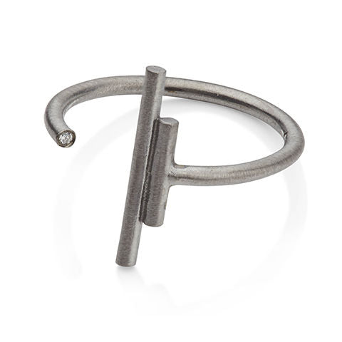 Secret Silberring I Diamant