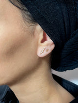 Shooting Star Gold Plated Stud