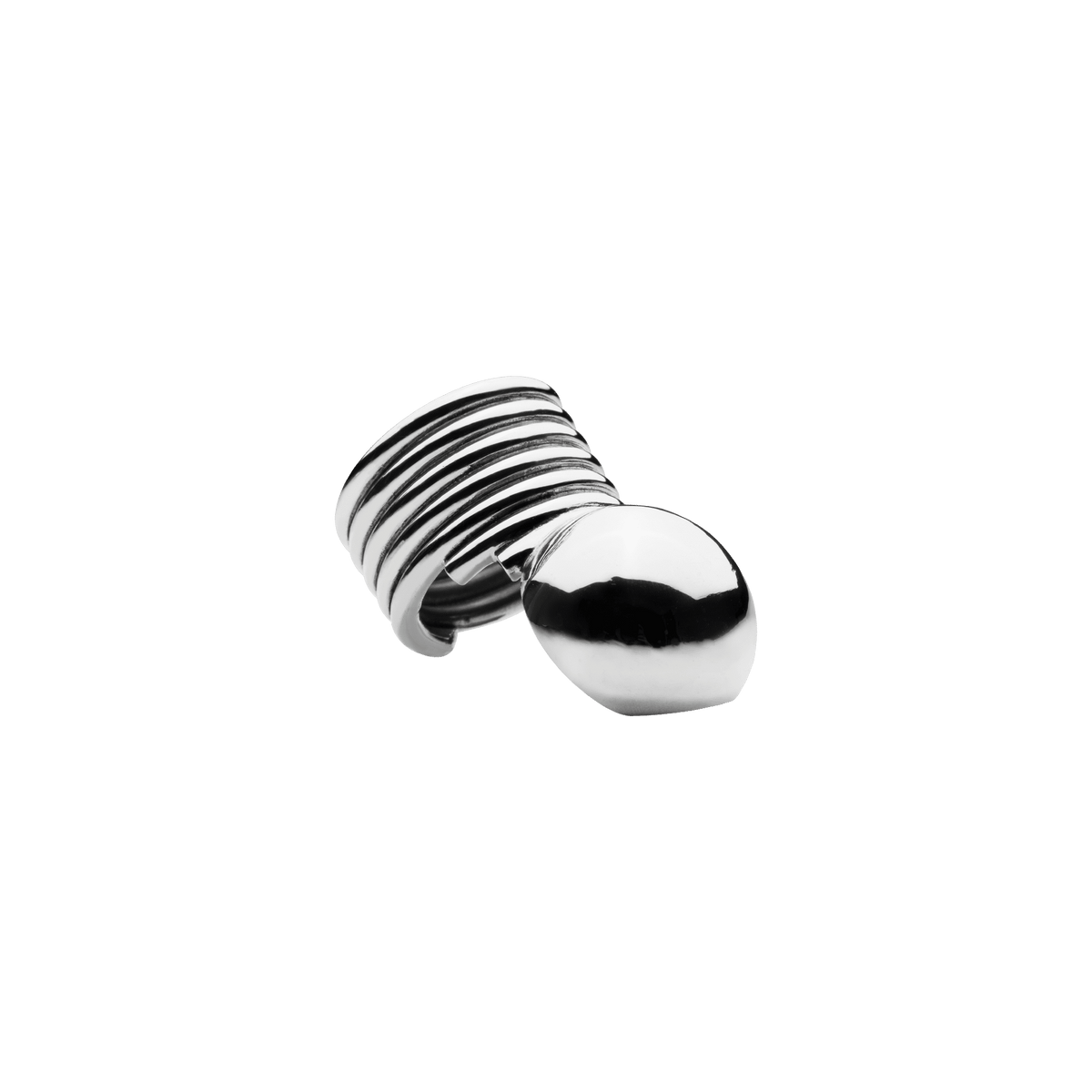 Sirius Barrel Ring Silver