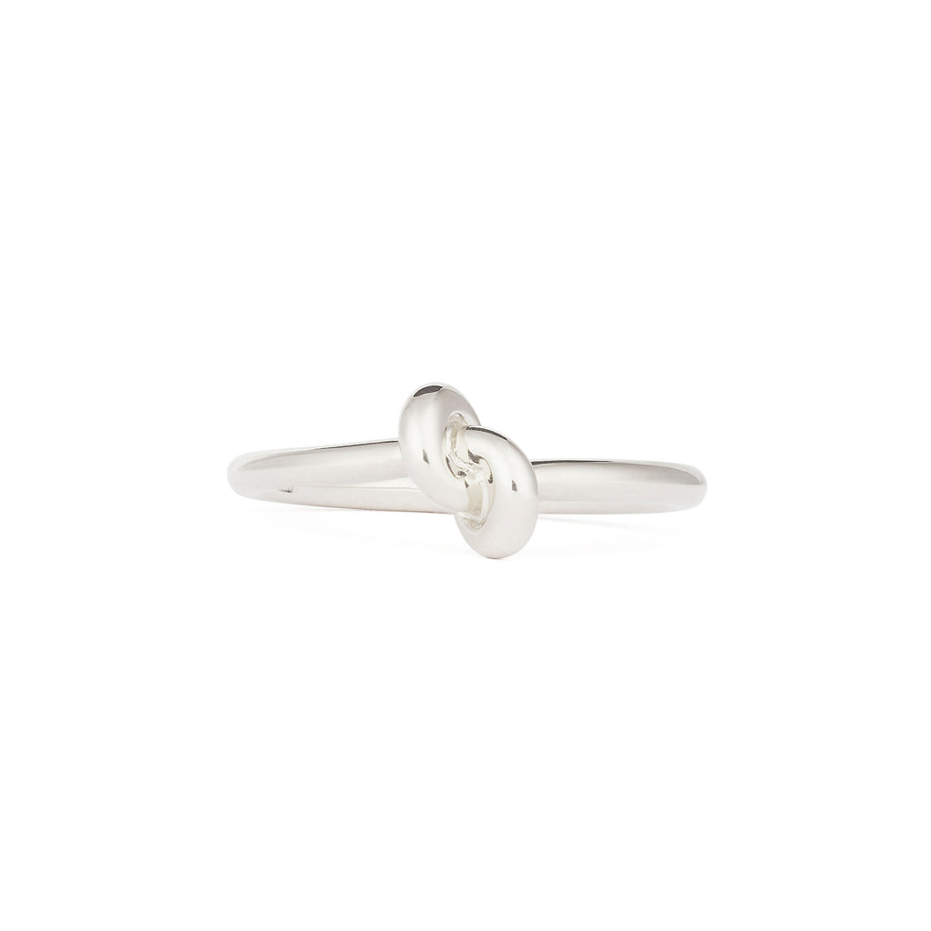 Legacy Knot Mini (Slim) 18K Whitegold Ring