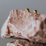 Mini Sphere 18K Gold Studs
