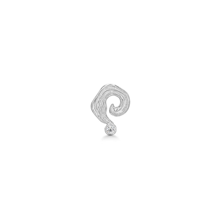 Galaxy Silver Earring w. Zirconia