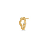 Stellar Gold Plated Earring w. Zirconia