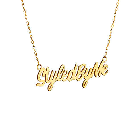 Styled By Me Halskette I Vergoldet