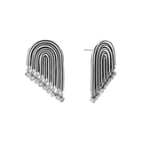 Supersonic Diamond Earrings Silver
