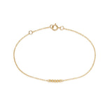 My Precious Yellow Gold Bracelet w. Diamonds