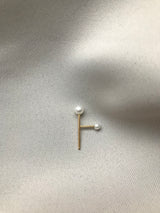 TENTACLE 2 L 14K Gold Stud