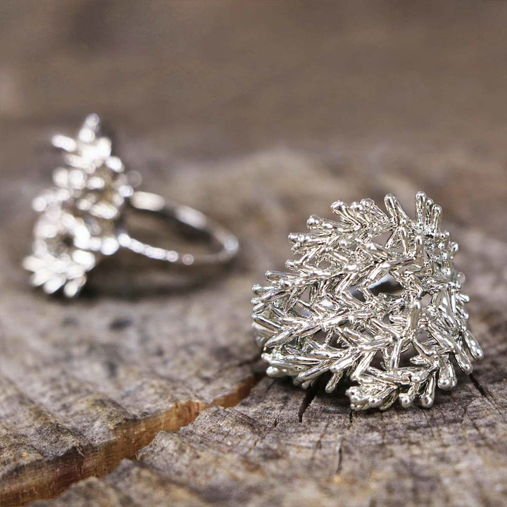 TERRA White Gold Plated Ring